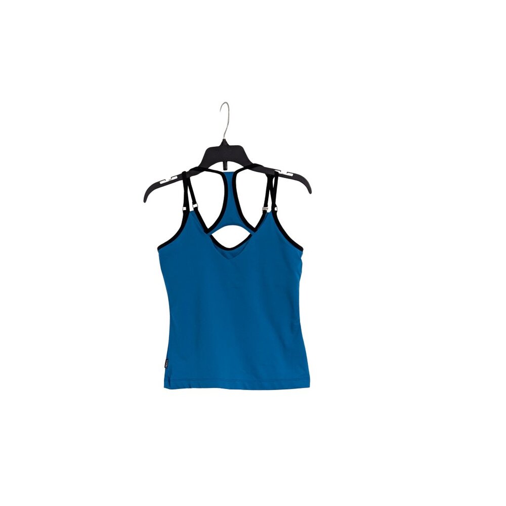 PEZZI Blue Racerback Active Tank Top – Women’s Small – Made in USA – Performance - Picture 3 of 5